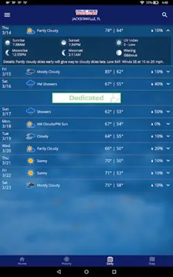 Action News Jax Weather android App screenshot 1