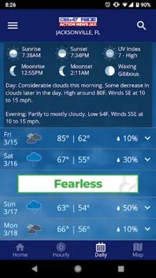 Action News Jax Weather android App screenshot 6